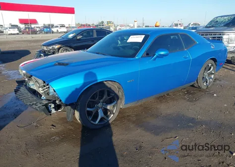 2015 Dodge Challenger R/T из США, поврежденный, VIN 2C3CDZAT9FH843296
